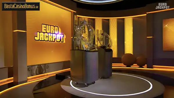 Eurojackpots dragnings-studio I Helsingfors 