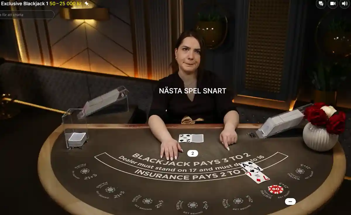 exclusive blackjack hos expekt