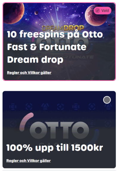 otto casino välkomstbonus välj din bonus no deposit bonus