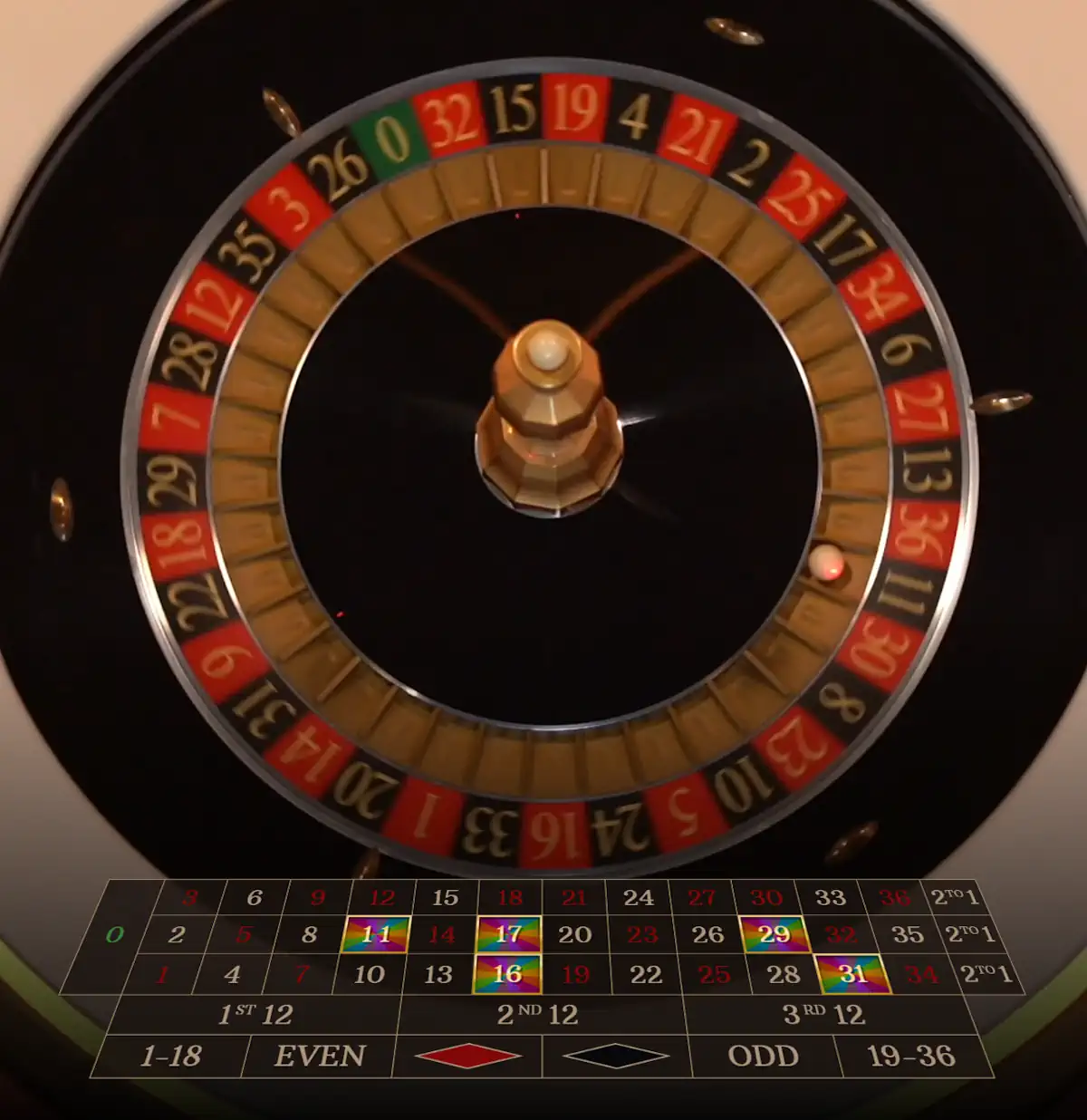red door roulette utse vinnaren