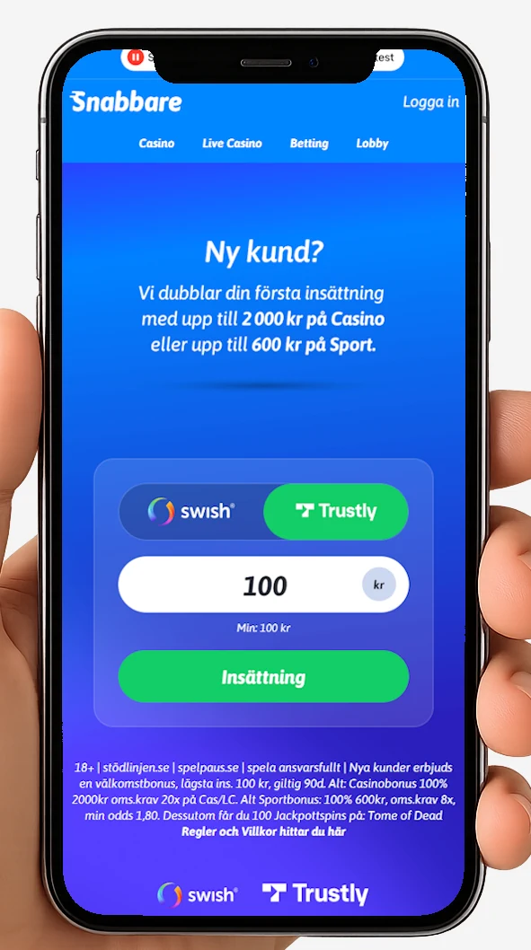 sätt in pengar hos casino med bankid
