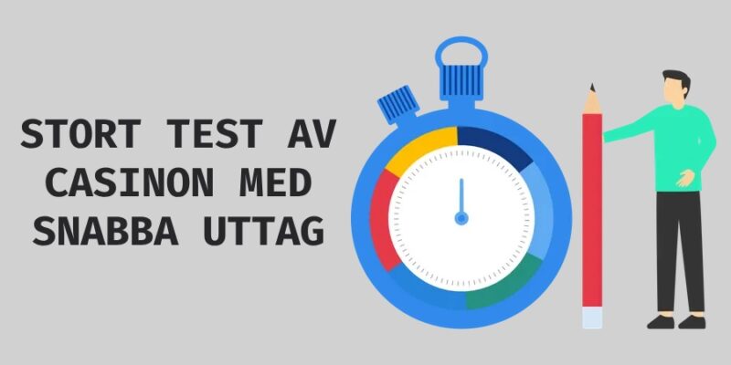 Stort test av casinon med snabba uttag